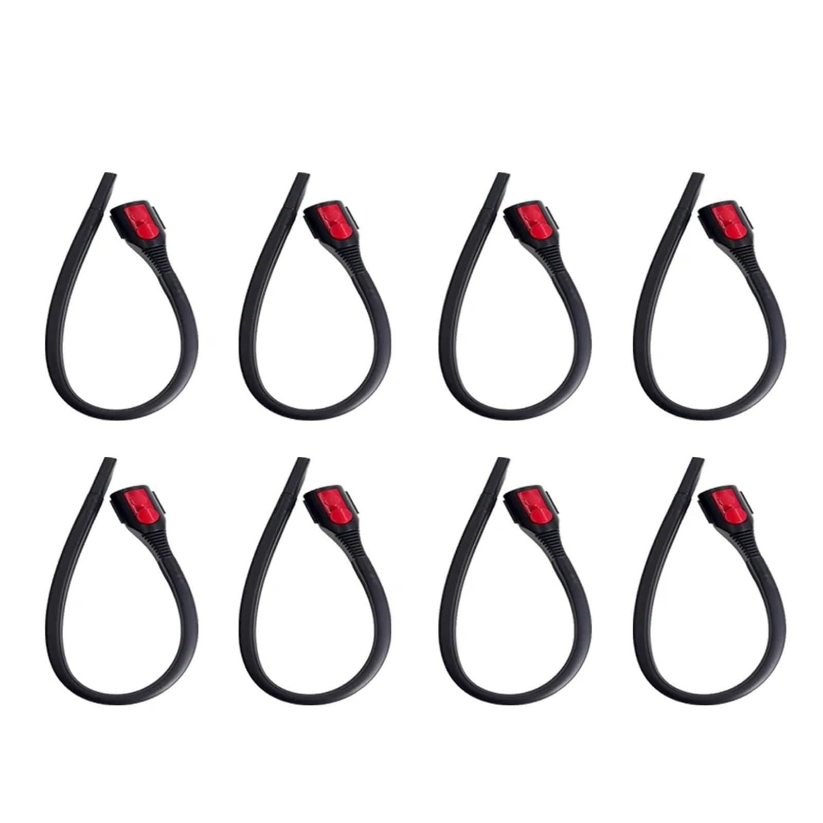 Boquilla De Aspiradora Cabezal De Boquilla De Succión Plana Flexible, Compatible Con Dyson V7 V8 V10 V11 V12 V15 Eliminación Pieza De Repuesto De Succión Fuerte(8PCS)