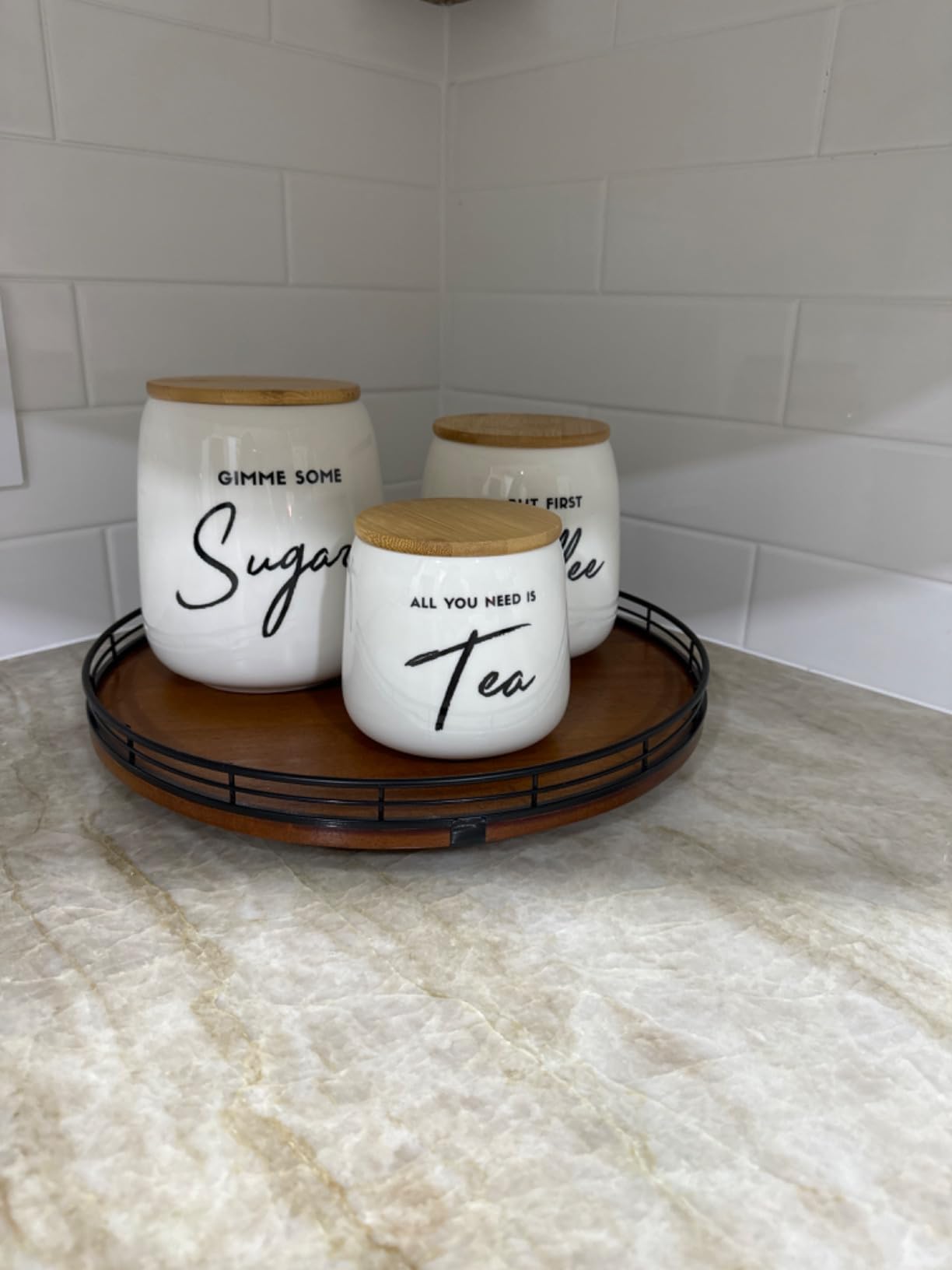 3pc Kitchen Canister Set