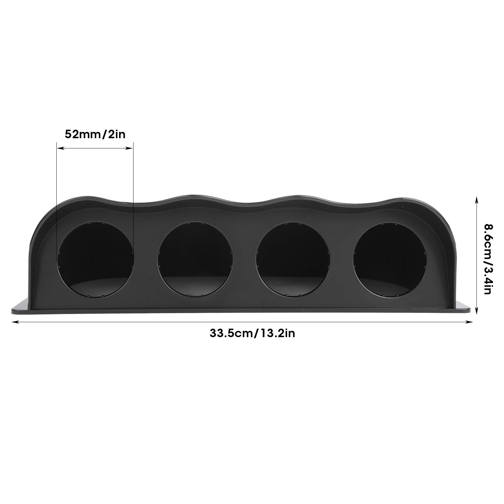 Quad Meter Pod 52mm 2in Supporto universale manometro auto 4 fori cruscotto