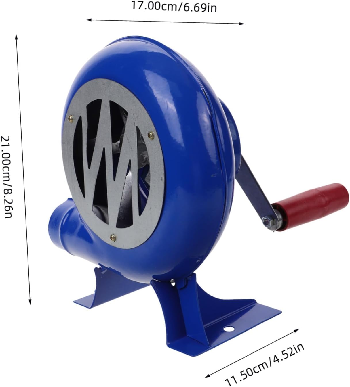 Manual Hand Crank Blower for Barbecue Camping Portable Outdoor Fire Blower Small Cooking Fan Equivalent to 120w Utility Blowing Tool