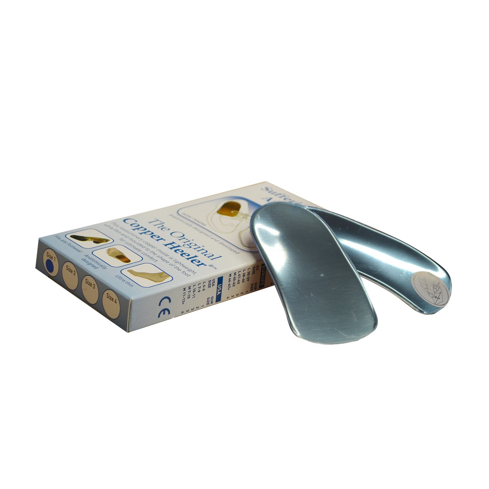 Free Leather Insole Arthritis Copper Heeler Size 10 12