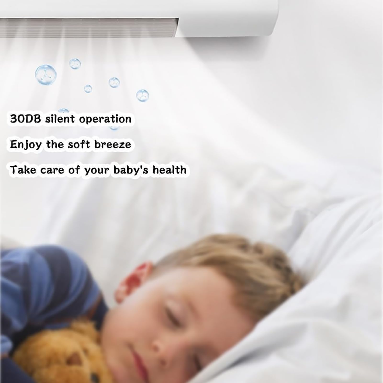 Climatiseur Portable 2000 W pour Tente, Chambre, Salon, Bureau - Température réglable (Chaud/Froid) avec télécommande, minuterie 8 Heures - Unité de climatisation Murale