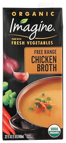 Imagine Broth Chicken Free Range Orgánico 32.0 oz (Paquete de 3) disponible en Yaxa Colombia