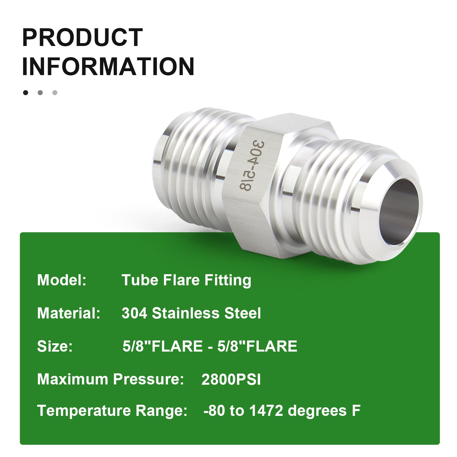 Amazon.co.jp: TAISHER 304ステンレススチールチューブフレア