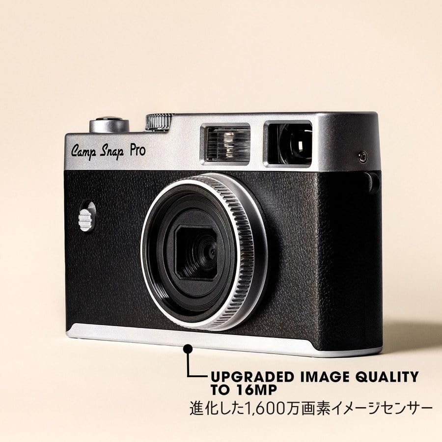 未使用品　Camp Snap Pro コンパクトデジタルカメラ Amazon | CS-PROBK [Camp Snap（キャンプスナップ） スクリーンレス