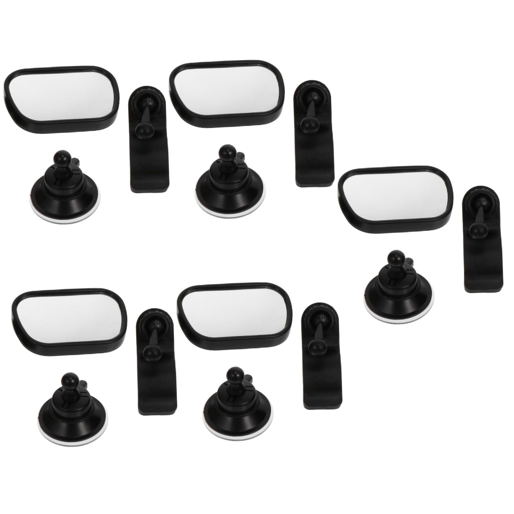 Yardwe 5 Juegos Espejo Retrovisor Infantil para Coche Observación Trasera para Bebés Material y Duradero Diseño Sencillo y Práctico para Conductores