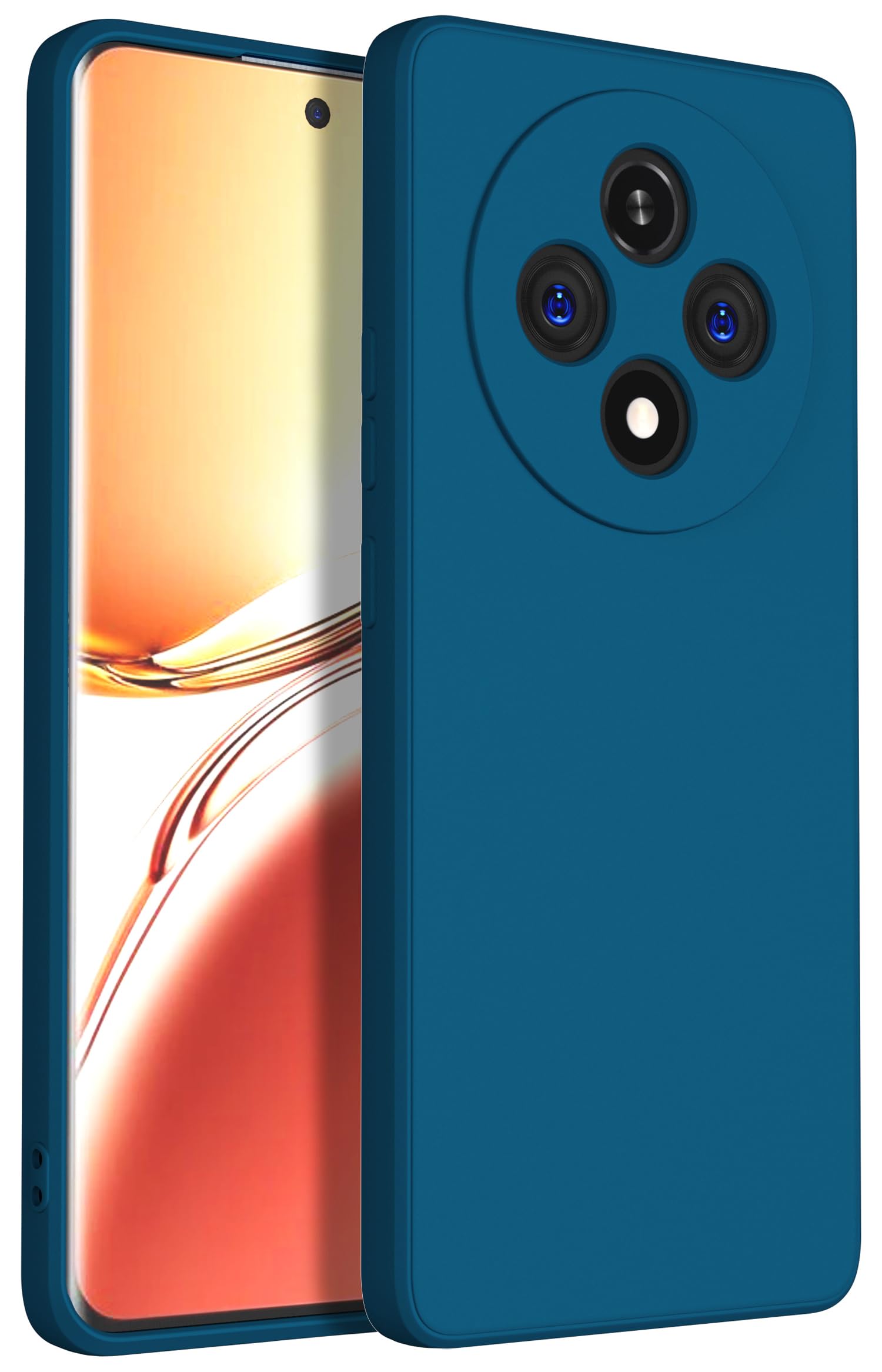 Kapa Matte Protective Lens Flexible Back Cover for Oppo F27 Pro/Oppo F27 Pro Plus | Slim Silicone with Soft Lining Shockproof Full Body Bumper Case (Blue) (B0D9QPWFN4) Amazon Price History, Amazon Price Tracker