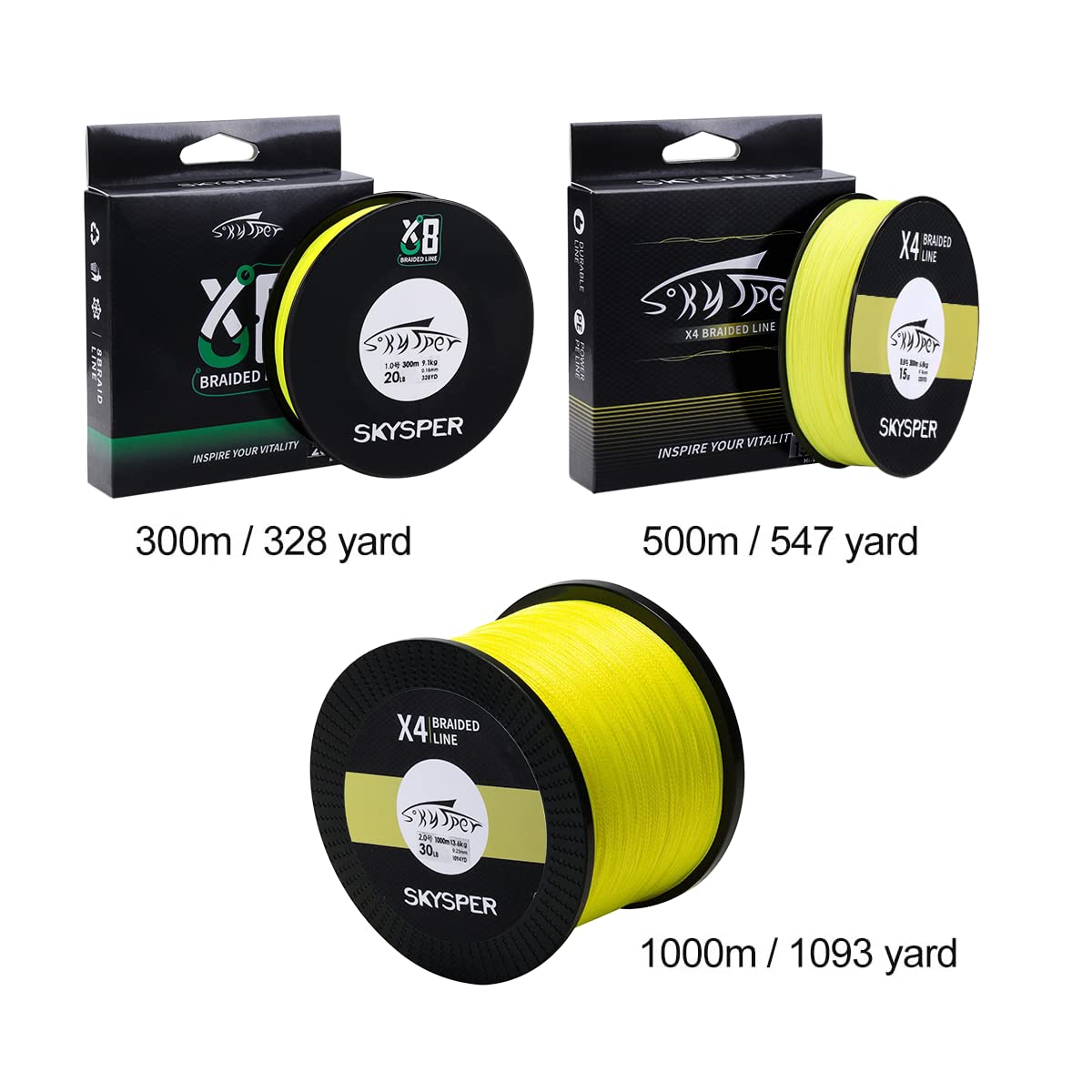 skysper braided fishing line Skysper Braided Fishing Line Upgraded Super Strong Braid Line Adpot