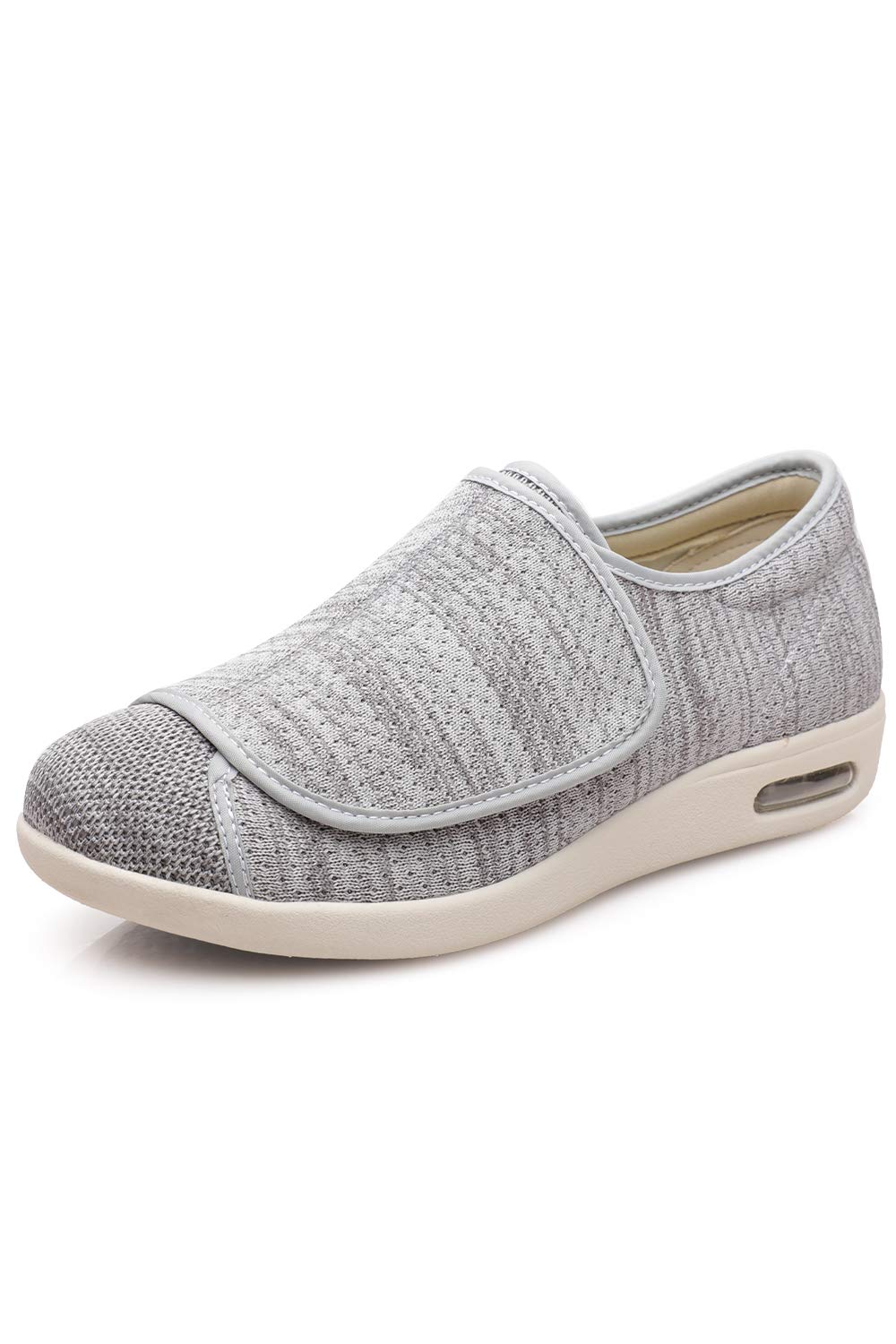 ZUMEIJIAWomen's Diabetic Shoes for Women Casual Adjustable Walking Shoes Wide Shoes for Elderly Swollen Feet Non-Slip Air Cushion Bottom Fattening and Widening