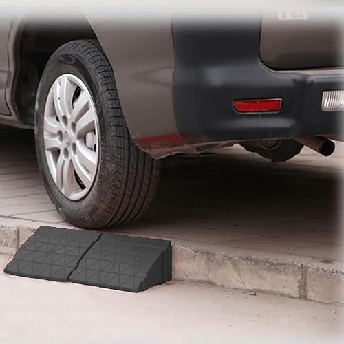 Miniatura 5 de Rampa portátil de plástico ligero, para entrada, coche, silla de ruedas, rampa de carga, motocicleta, bicicleta (color  3 piezas, tamaño 7.9x4.7x4.7