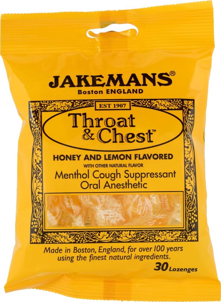 Jakemans Honey and Lemon Throat & Chest Lozenges Cough