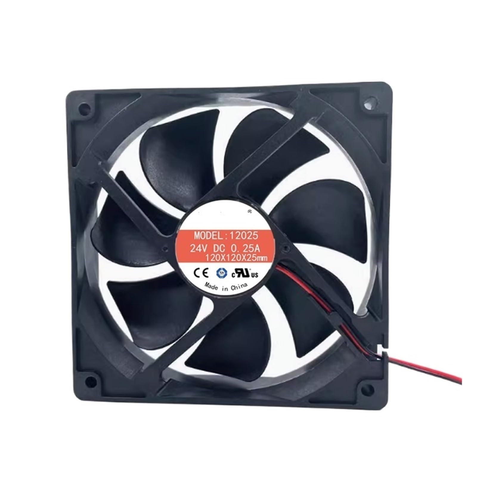 YMUGUEGH 12cm 12025 12V 24V cooling fan(24V 2line)