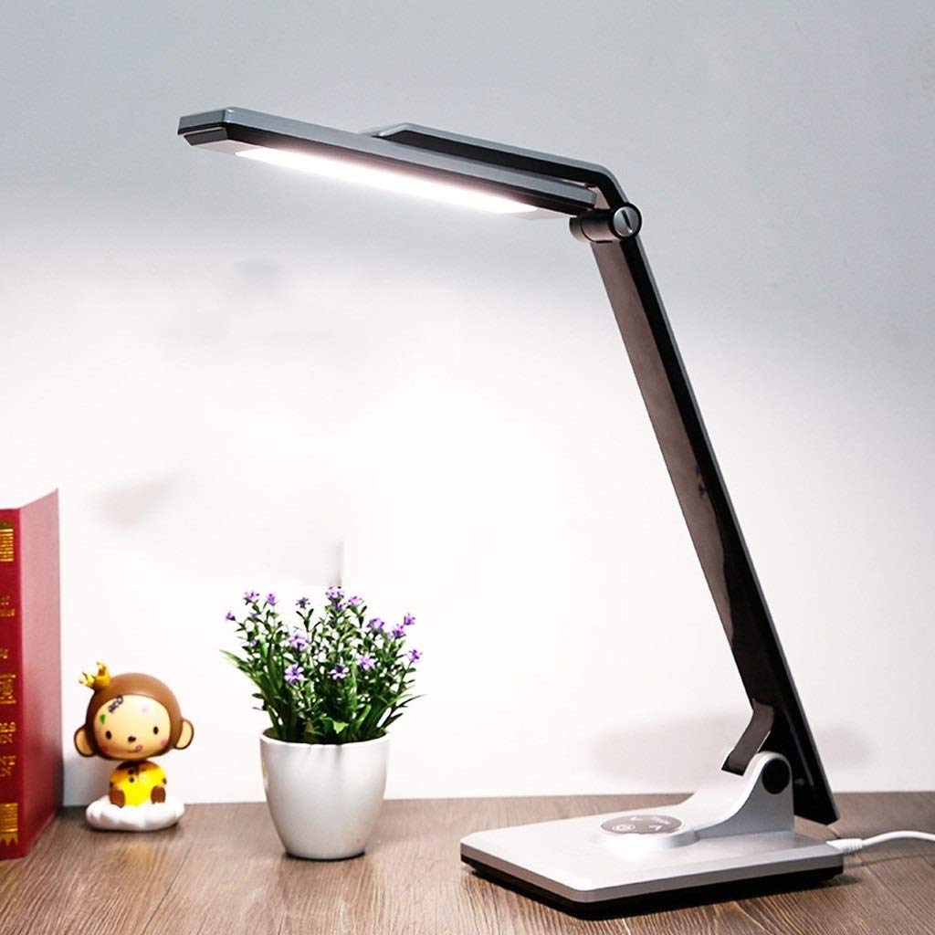 Lampada da Scrivania/Lampada da Tavolo Studente Lampada di Lettura Pieghevole Work Lamp (dimmerabile, Nessuna Luce intermittente) Camera Lampada da Comodino Smart Touch Interruttore Desk Lamp Lampada