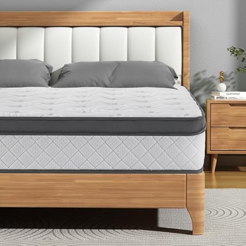 Swan Home Living 4FT6 Double Mattresses - 9 inch deep Memory Foam & Pocket Spring Mattress, Orthopedic Mattress Double for Pressure & Back Pain Relief, Medium Firm Swan Home Living 4FT6 Double Mattresses - 9 inch deep Memory Foam & Pocket Spring Mattress, Orthopedic Mattress Double for Pressure & Back Pain Relief, Medium Firm