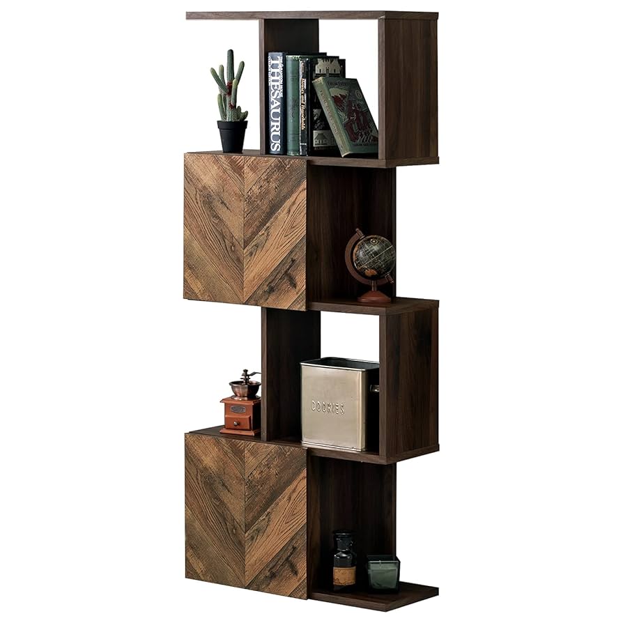 萩原 ディスプレイラック 本棚 扉 付き 収納 RCC-1015BR つ232 Amazon｜萩原(Hagihara) ディスプレイラック 本棚 扉 付き 収納