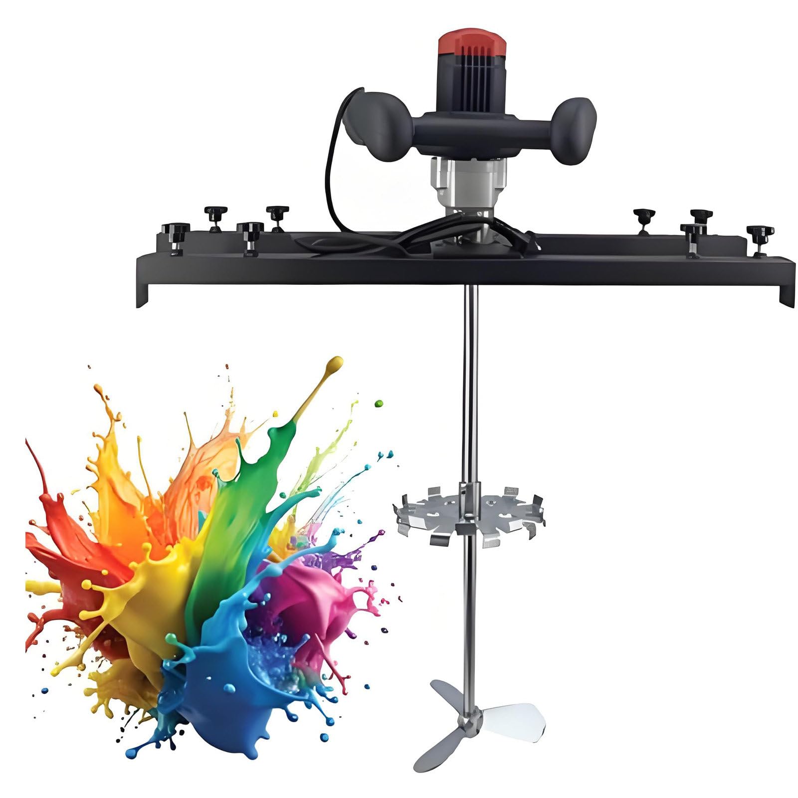 GUTYGIO IBC Agitator,Electric Tank Mixer Machine,3000w Electric Tank Mixer Machine,Handheld Mud Mixer,Paint Mixing Equipment,For Ink Dissolver Agitator B