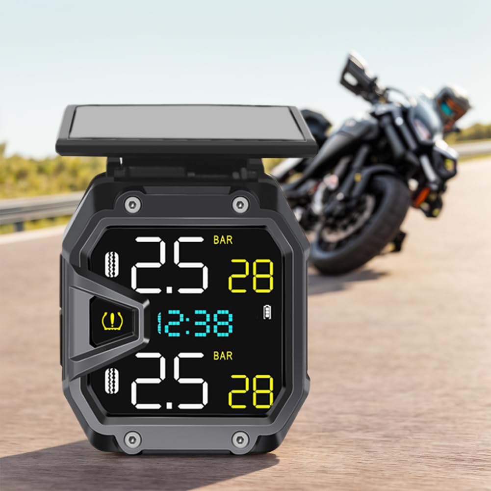 Sistema di monitoraggio della pressione dei pneumatici motociclisti Sensore wireless impermeabile IP67 for il ciclo esterno