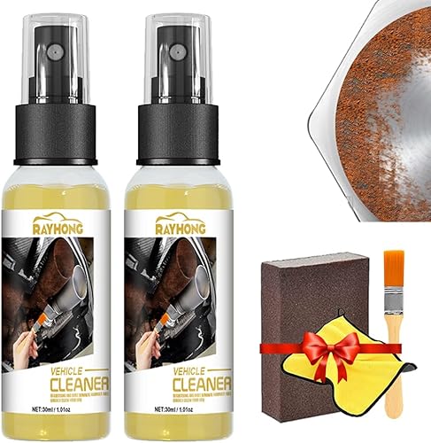 Potente espray removedor de óxido con cepillo, nuevo espray de eliminación de óxido de automóvil 2023, removedor de óxido de metal multifuncional