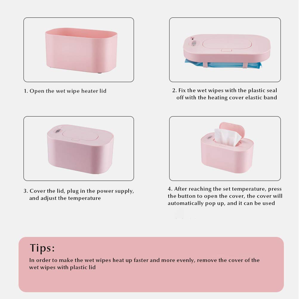 Chauffe-lingettes bébé pour Bébés, Chauffe-lingettes avec Températures Réglables