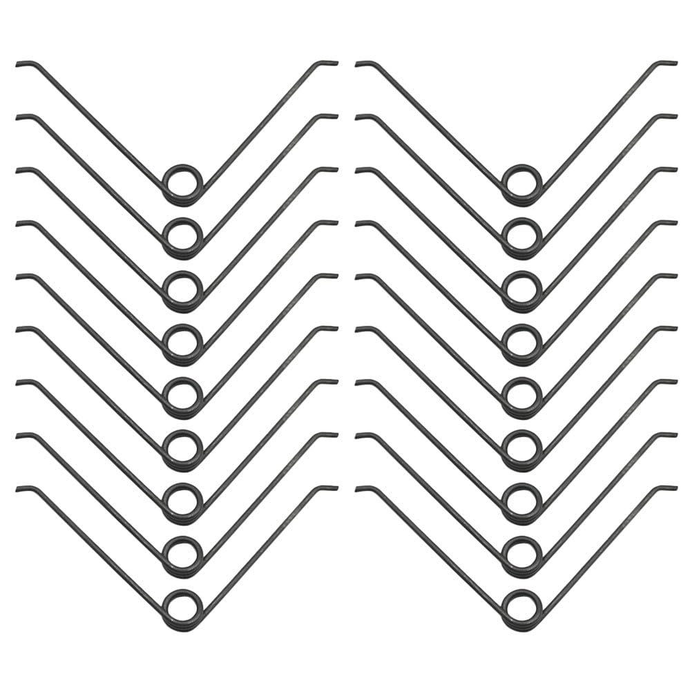 Yardenfun 25pcs Garden Shears Spring Small Replacement Spring Pruning Shears Springs V-shape Springs for Pruner Trimmers Metal Shears Springs for Trimmer Stainless Steel Small Spring