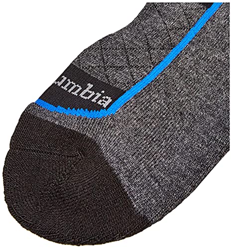Columbia Meia masculina para esqui, Preto 1, P