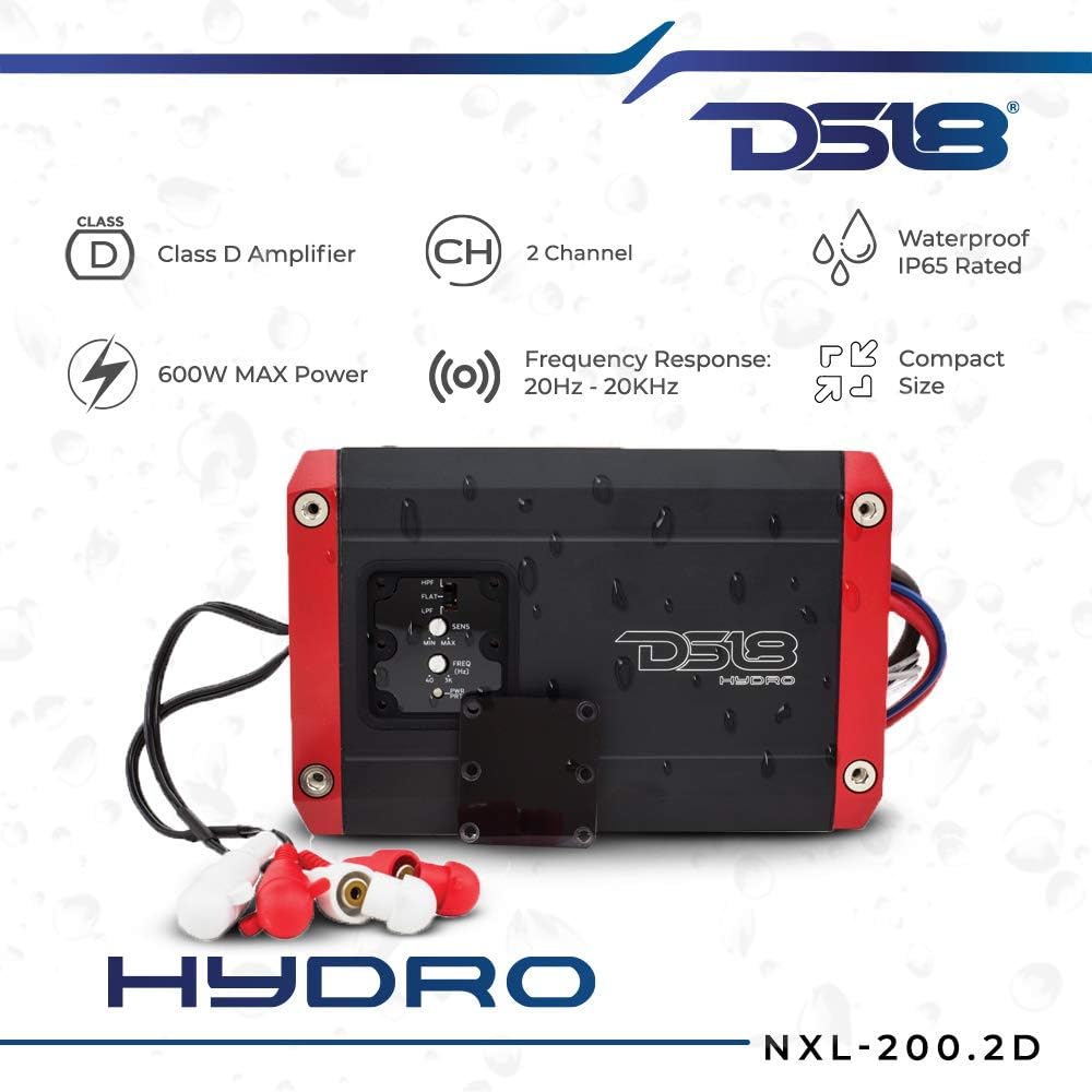 🛒 Flаѕh Sаlе DS18 Hydro NXL200.2D Next Level Full Range Digital Marine 2-Channel 600 Watts Max Multichannel Amplifier -All Elements for All Applications Lіmіtеd Stосk DS18 Hydro NXL200.2D Next Level Full Range Digital Marine 2-Channel 600 Watts Max Multichannel Amplifier -All Elements for All Applications