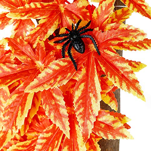 Reptile Leaves Artificial Flowers With Suction Cups, Reptiles Amphibian Habiet Realistic Leaves Decoration, Aquarium Décor Repta Vines for Fish & Aquatic Pets Vines For Climbing Thanks Giving day