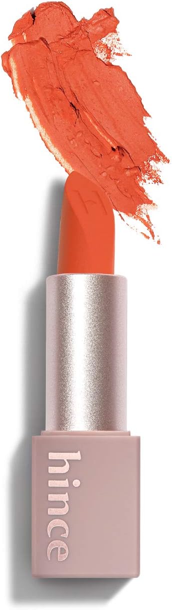 hince Mood Enhancer Matte, A Buildable Velvet Matte Lipstick, 0.12 ounce, Crave