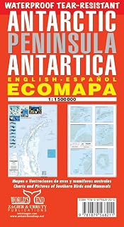 Antarctic Peninsula Antartica - Ecomapa (English/Spanish Edition)