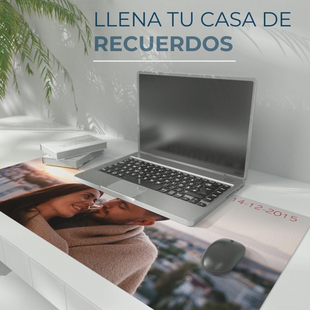 Alfombrilla Ratón Personalizada. Mouse Pad Personalizado. Alfombrillas Raton Personalizadas. Mousepad Tapete Escritorio. Regalos Personalizados Hombre, Mujer, Padre 18x22cm Rectangular