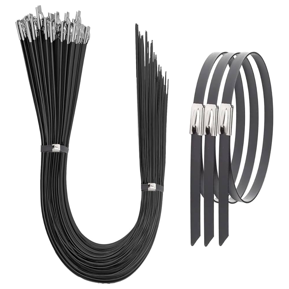 Amazon.com: Aroono 25PCS 304 Stainless Steel Zip Ties-Heavy
