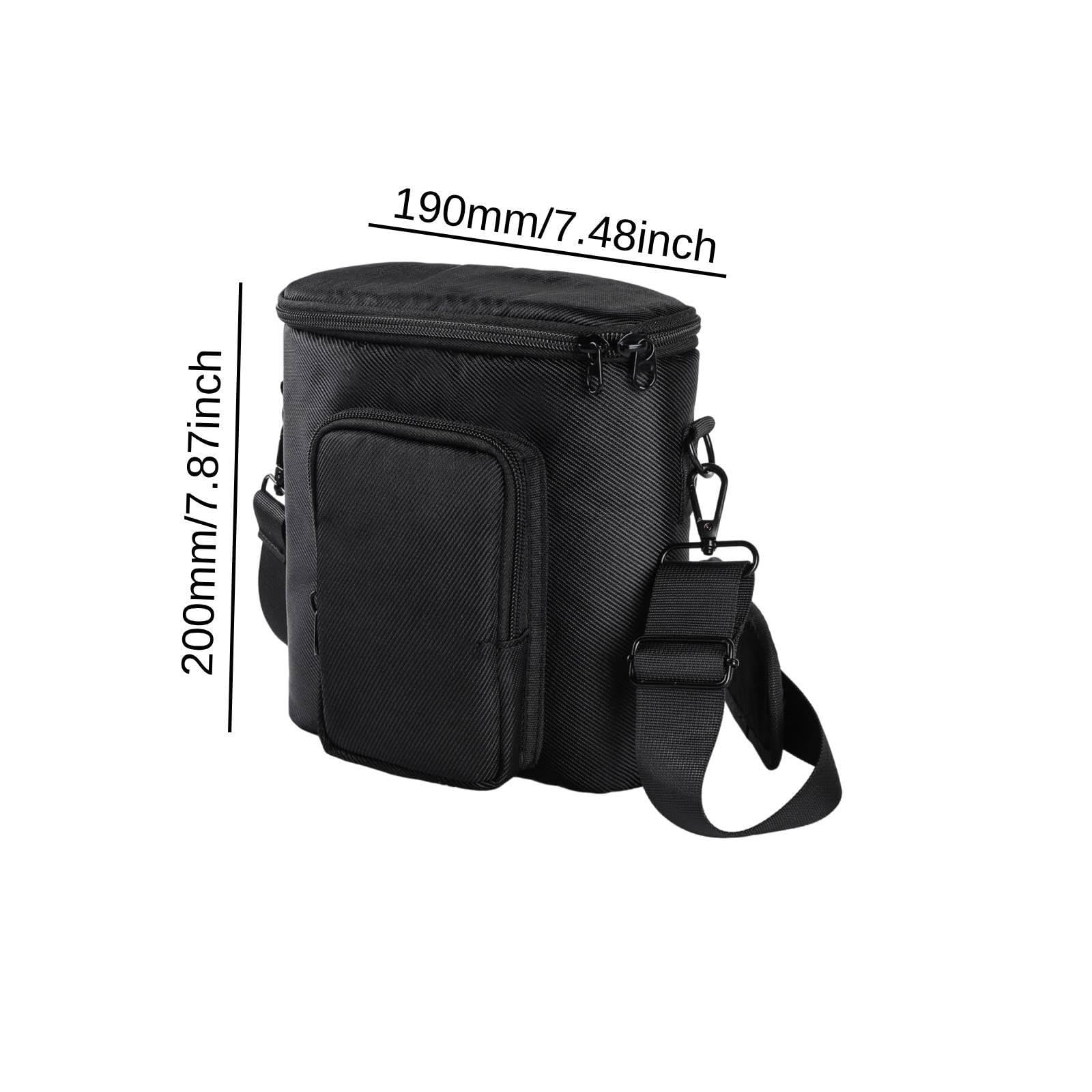 Borsa Organizer per binocolo, Regalo, Facile da trasportare, Portatile, Versatile, Custodia Nera per Zaino, Arrampicata, Escursionismo all'aperto, per 50 Mm