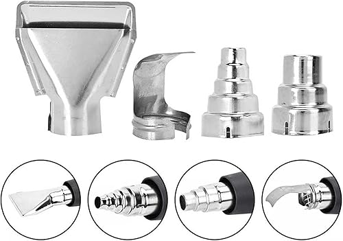 Miniatura 4 de Kit de pistola de calor, 4 boquillas de aire para pistola de calor, kit eléctrico, accesorios industriales, envoltura retráctil para soldadura de
