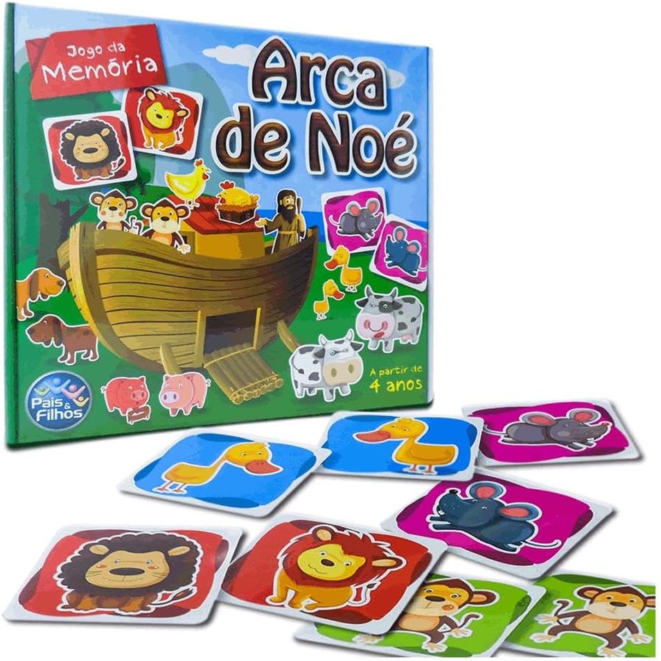 Jogo da Memoria Arca de Noé 40 Peças thumb 3