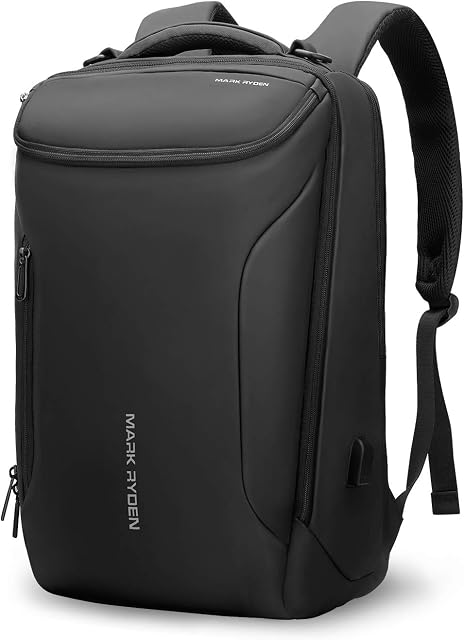 Mark Ryden Backpack Large- Capacity and Water-Proof Business Bags for Men with USB Charging Port for School Travel Hiking Pack Fits Under 17.3 Inch Laptop