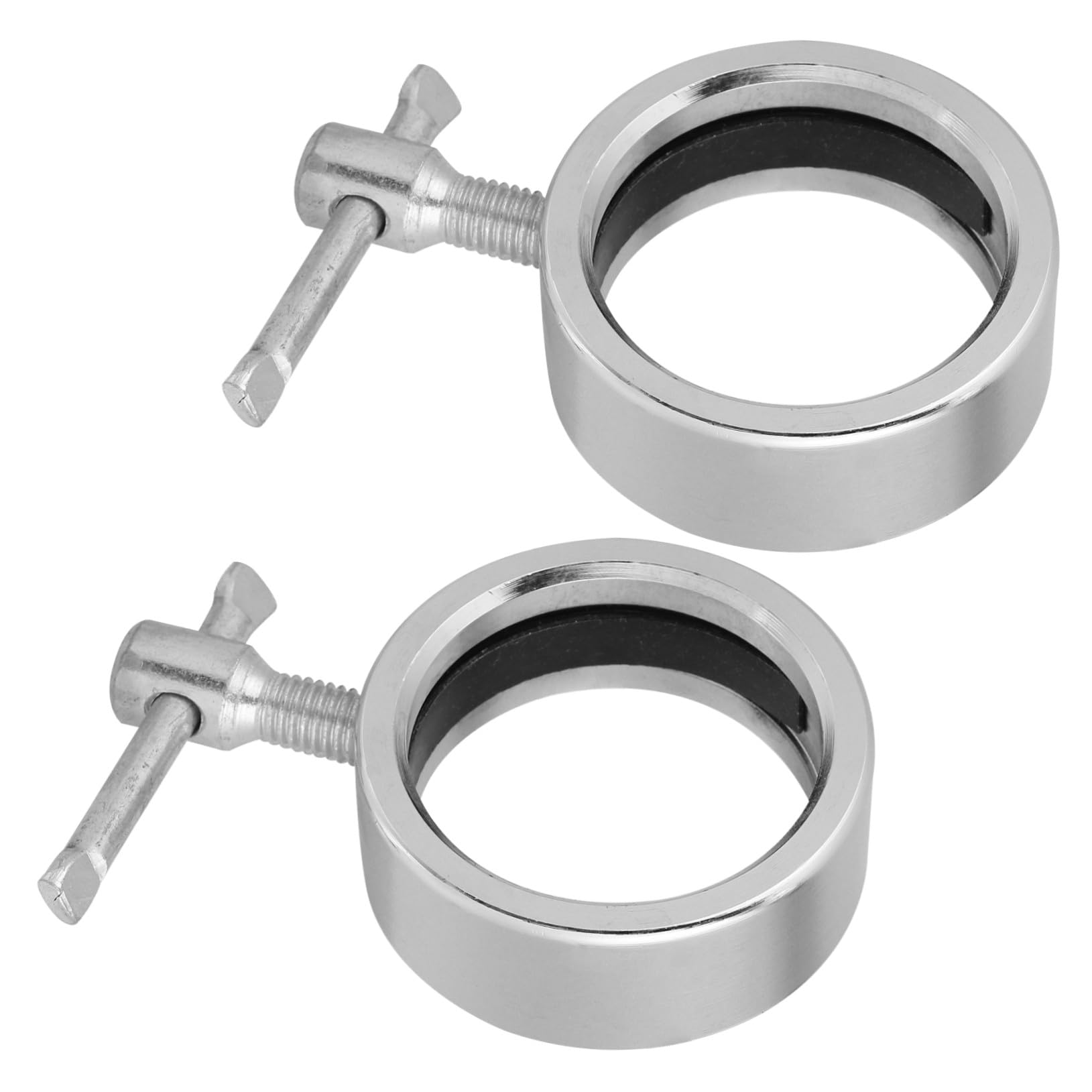 Milisten 2 Abrazaderas de Aleación para Barra Mecanismo Seguro y Clips Antideslizantes, Compatibles Mancuernas y Placas de Pesas para Equipos Deportivos