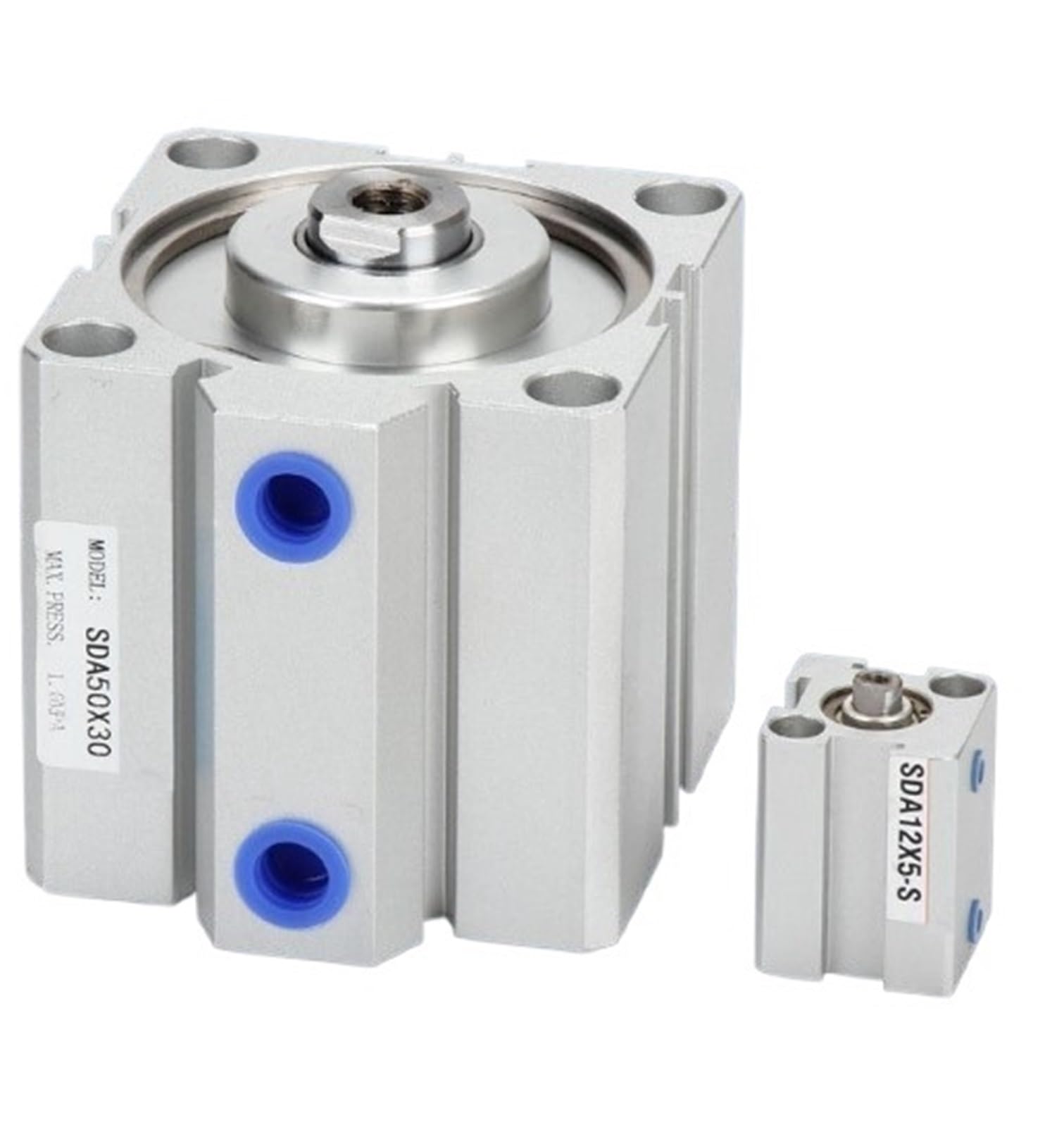 Pneumatischer Zylinder SDA 20/25/32/40/50/63/180/100 Serie Doppelte Schauspiel 5-100 mm Hub.(50mm Stroke,Bore 40mm)