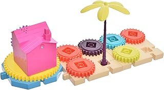 لعبة مكعبات بناء كهربائية بلاستيكية قابلة للتغيير بألوان مختلفة لصنع الأشكال والأنماط للأطفال من اكسيسوريز شوب، مجموعة من 30 قطعة - متعددة الألوان