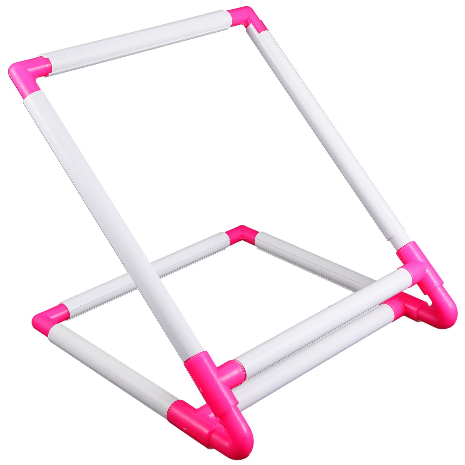 Mikikit Marco de Clip Plástico para Bordado Mano y Punto Cruz Aro Resistente y Fácil de Usar para Costura y Manualidades para Bordadores y Aficionados al Patchwork
