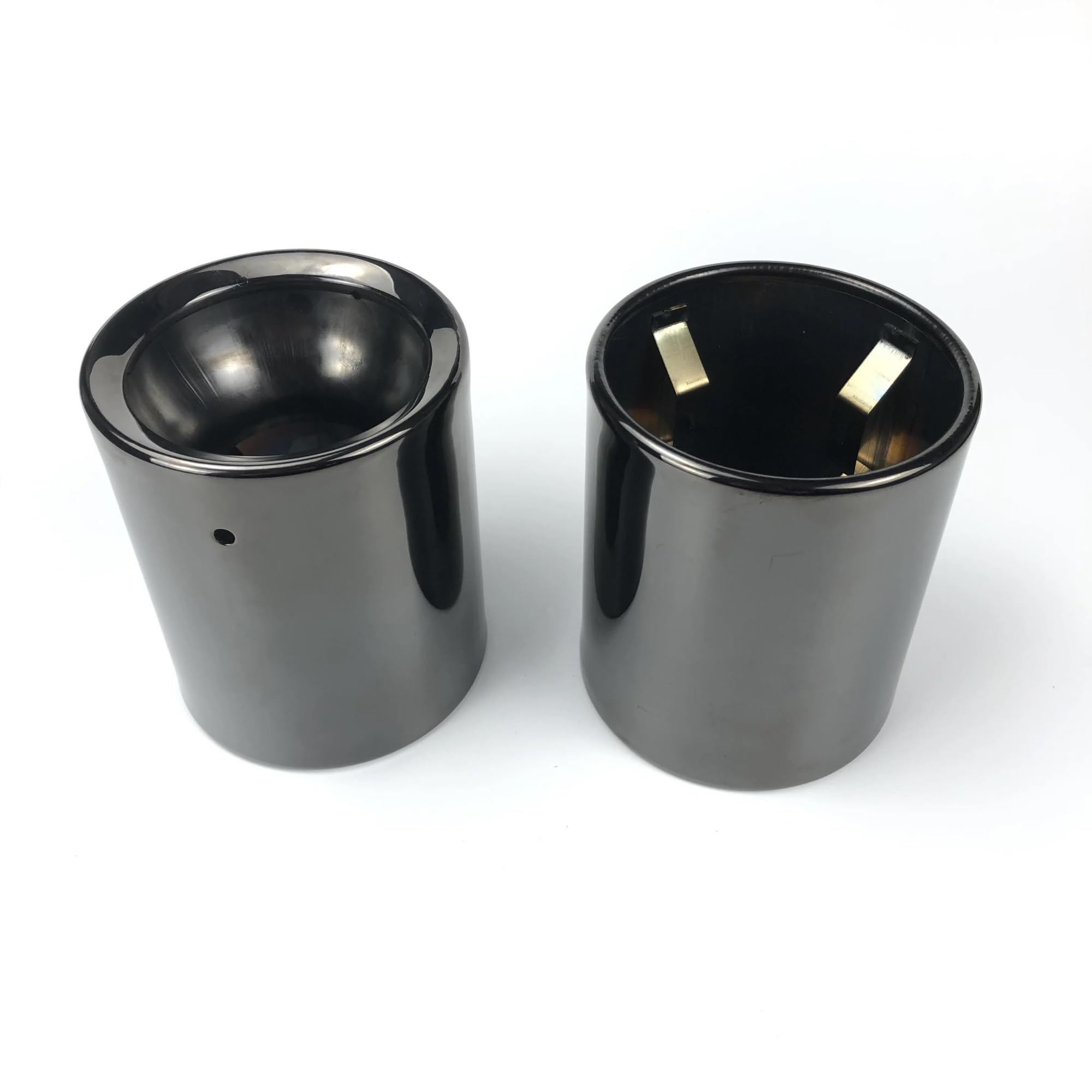 Punta di Scarico per Mini per Cooper R55 R56 R57 R58 R59 R60 R61 F54 F55 F56 F57 F60 Terminali Scarico Senza Foratura Marmitta Scarico Posteriore Tubo di Scarico(Nero)