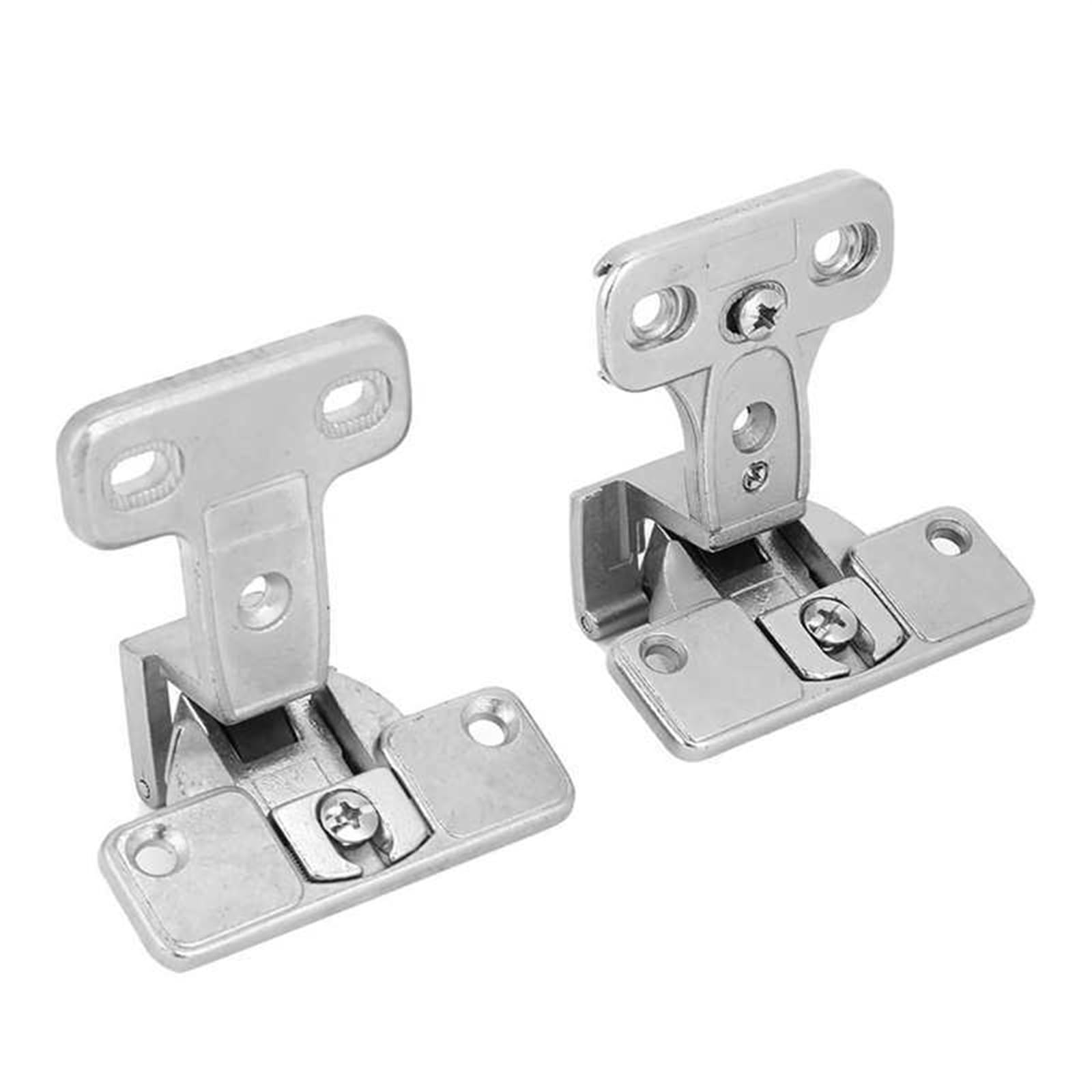 Nvsfzgiyg 3/8Inch Movable Sliding Door Fittings 270 Degrees Zinc Alloy Furniture Folding Hinge Fixing Accessories Security Chain 1Pcs()