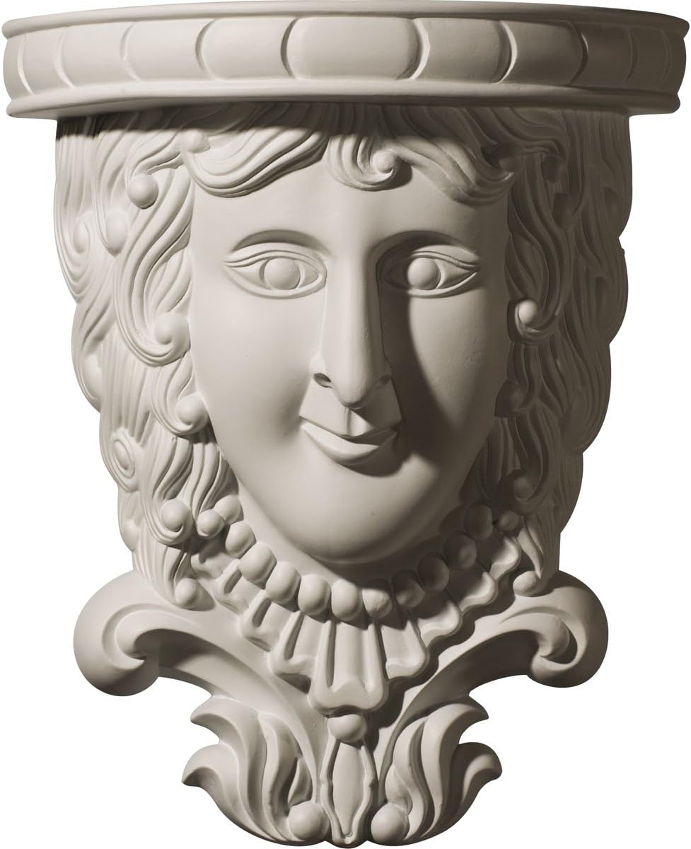 Ekena Millwork COR11X05X13AN 11 1/8-Inch W x 5 1/2-Inch D x 13 3/8-Inch H Angel Corbel