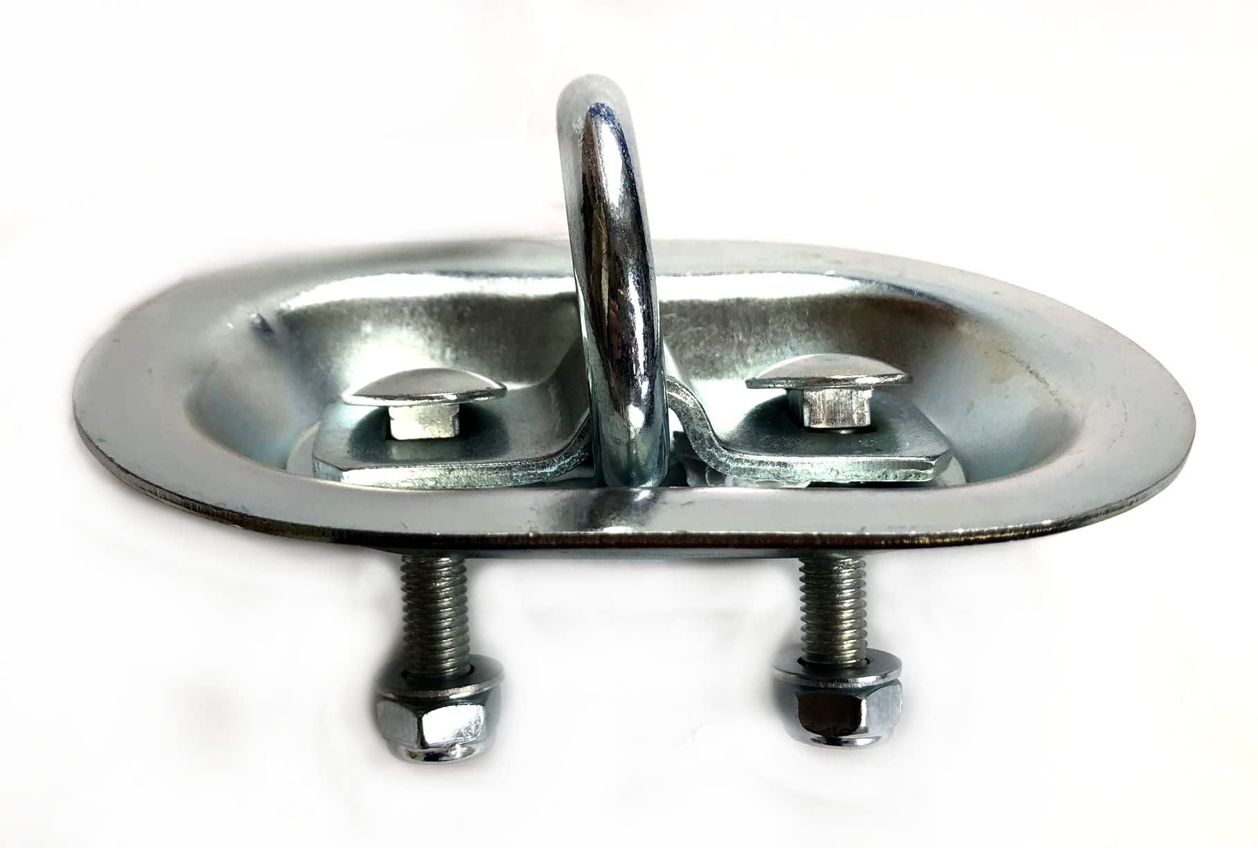 10x Zurrmulde 2200 kg Schraube Zurröse Zurrbügel mit D-Ring Zurrring oval 150x103 mm