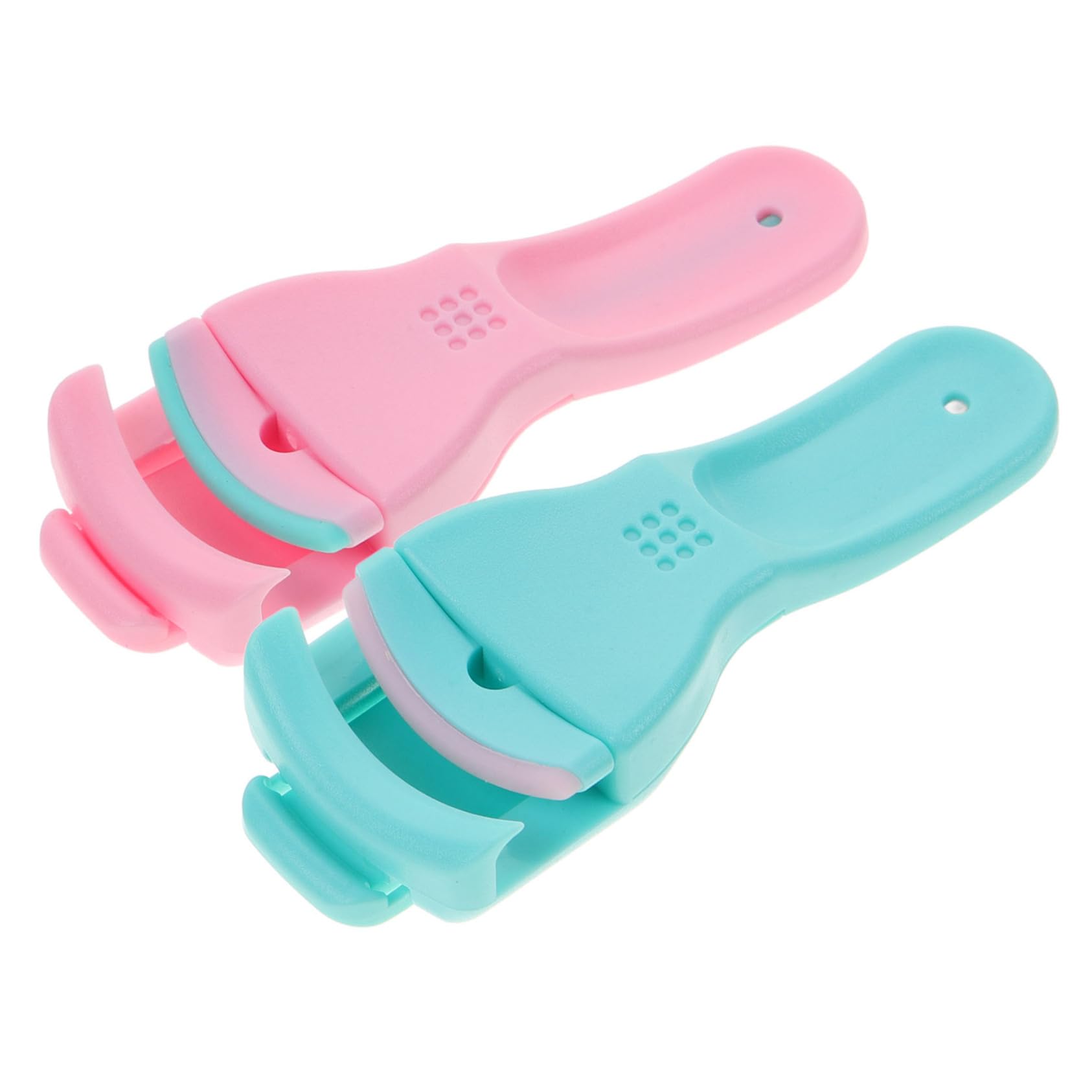 VALICLUD 2Pcs Eyelash Curler with Refill Rubber Pads Compact Makeup Tool for Effortless Curling and Lifting of Lashes Includes Curler for Travel