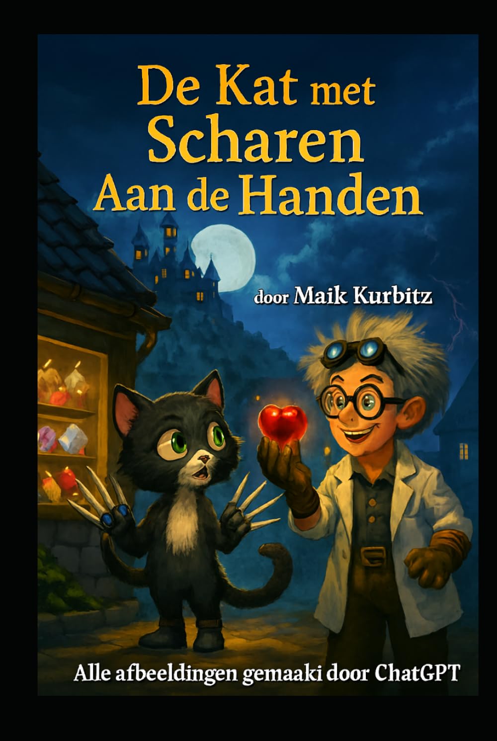De kat met de schaarhanden: Een magisch avontuur vol vriendschap en fantasie