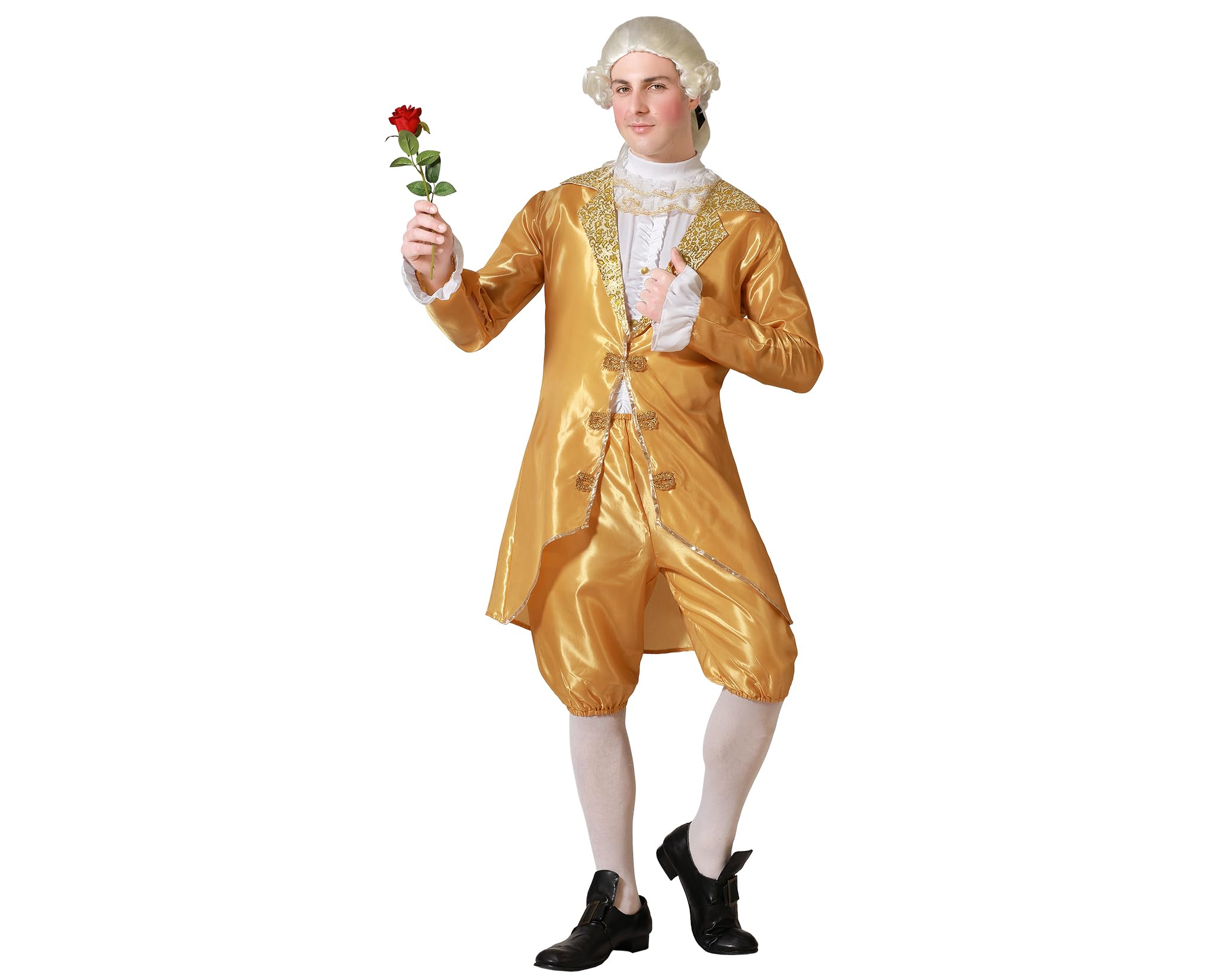 Atosa Disfraz Cortesano Dorado Vestimenta Elegante Y Llamativa Moda Y Estilo De Época Corte Real Imagen Popularizada Películas Obra Teatro Literatura Histórica