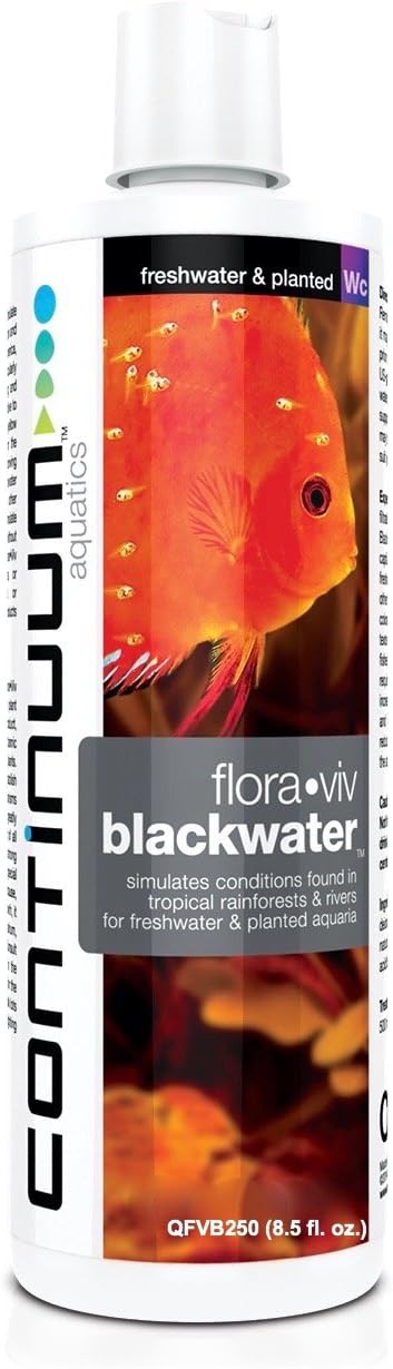 Continuum Aquatics Flora-Viv Blackwater - Water Conditioner That Simulates Conditions Found in Tropical Rainforests & Rivers for Freshwater & Planted Aquarium, 2L, Model Number: QFVB2L