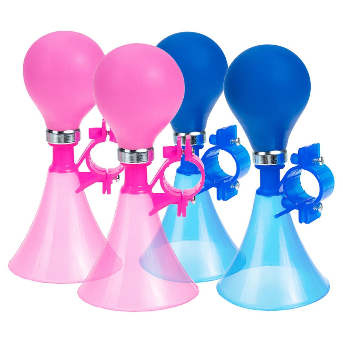 Toddmomy 4Pcs Bicycle Horn Set Bells for for Mountain Bikes Tricycles Reliable Noise Maker for Rides