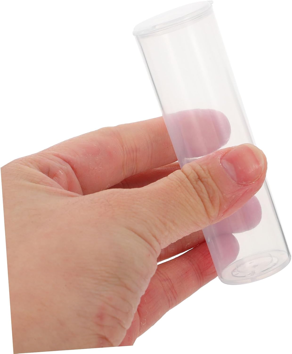 30pcs Sealed Flip-top Storage Tubes Plastic Sample Tube Containers Lids for Educational Laboratory Use