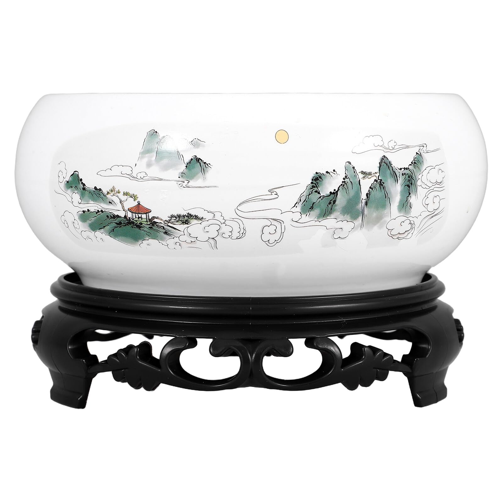 Pot hydroponique en céramique 16 CM avec base pour jonquilles